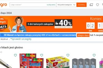 Allegro Days 2024 – tysiące produktów teniej przez 3 dni